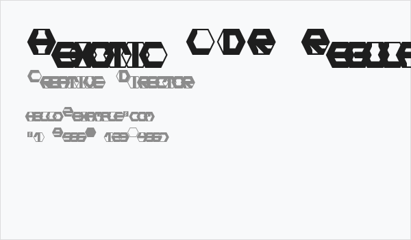 Hexotic LDR Regular Business Card