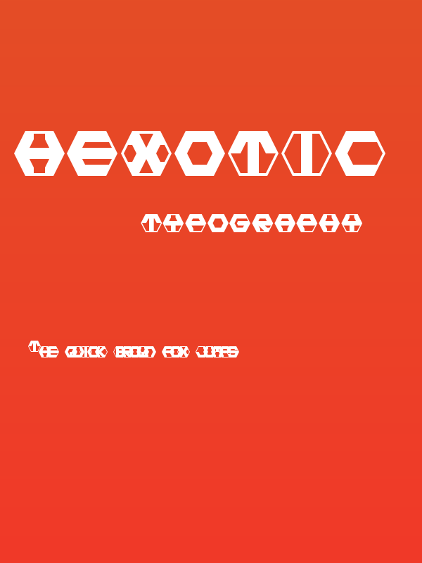 Hexotic LDR Regular Poster