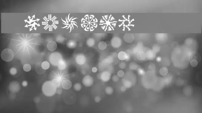 HexstarDEMO Font examples