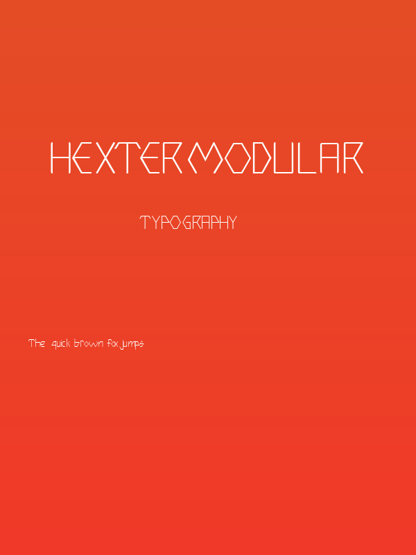 Hexter Modular Poster
