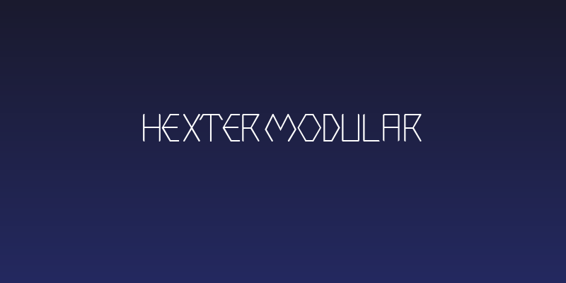 Hexter Modular Social Header