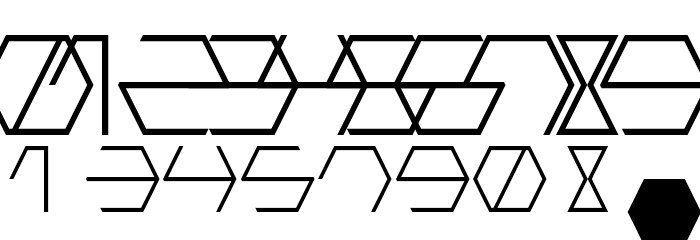 Hextremum LDR Regular Font OTHER CHARS