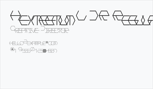 Hextremum LDR Regular Business Card