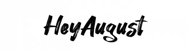 Hey August  Скачать бесплатные шрифты