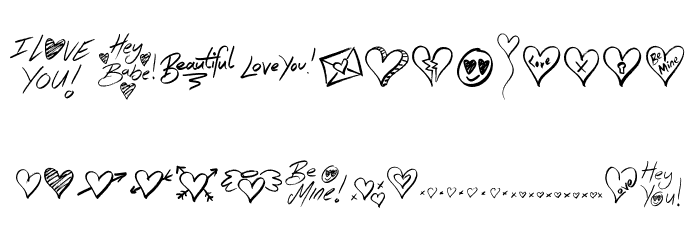 Hey Babe Font LOWERCASE
