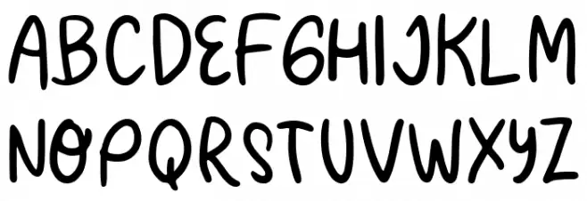 Hey Benito Regular 字体 大写