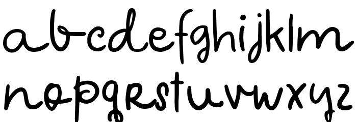 Hey Benito Regular Font LOWERCASE