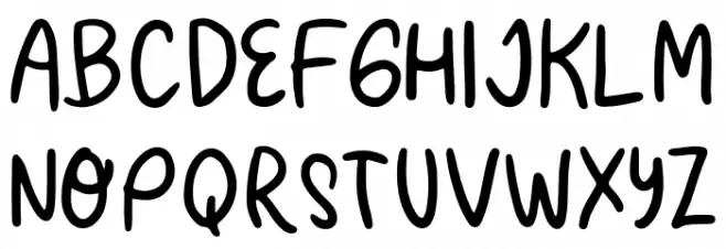 Hey Benito Regular 字体 大写