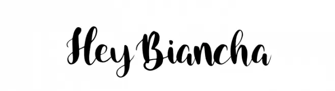 Hey Biancha  Fuentes Gratis Descargar