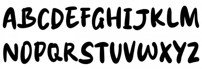 Hey Bro ! Schriftart Groß