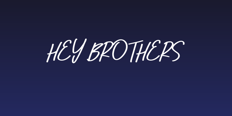 Hey Brothers Social Header