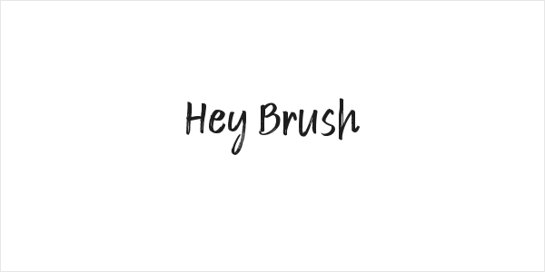 Hey Brush Logo