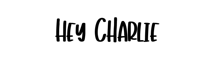 Hey Charlie  les polices de caractères gratuit tlcharger