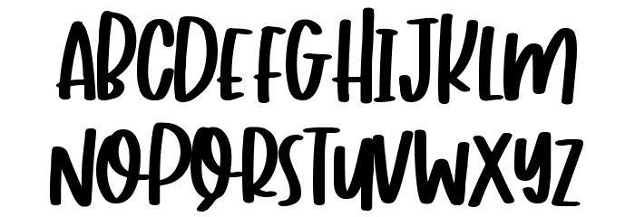 Hey Charlie Font LOWERCASE