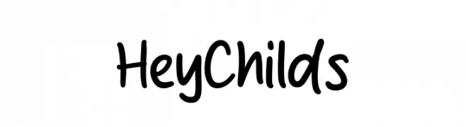 Hey Childs  تنزيل الخطوط