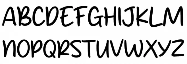 Hey Childs Schriftart Groß