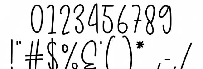 Hey Christmas Font OTHER CHARS