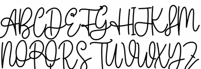 Hey Christmas خط أحرف كبيرة