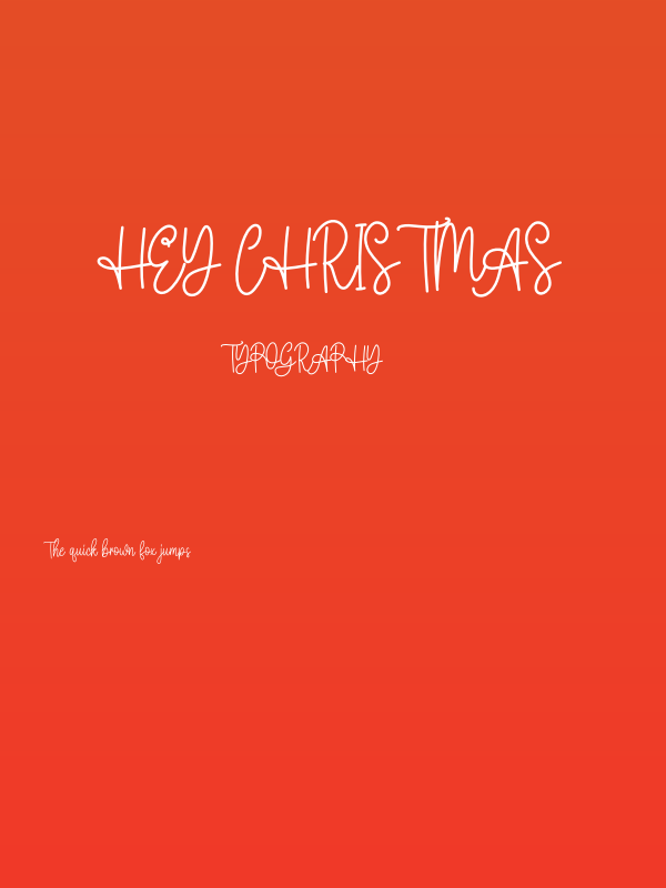 Hey Christmas Poster