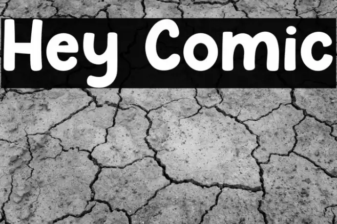 Hey Comic Font examples