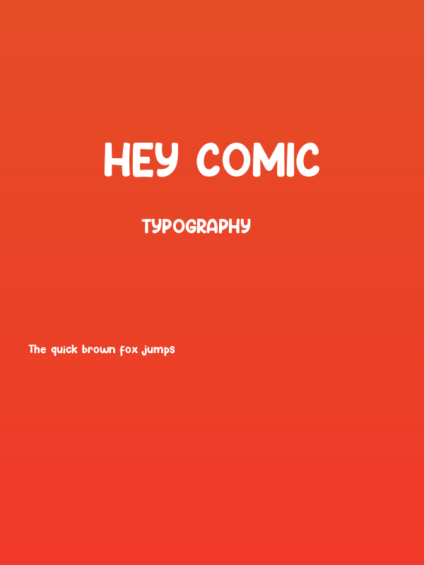 Hey Comic Poster