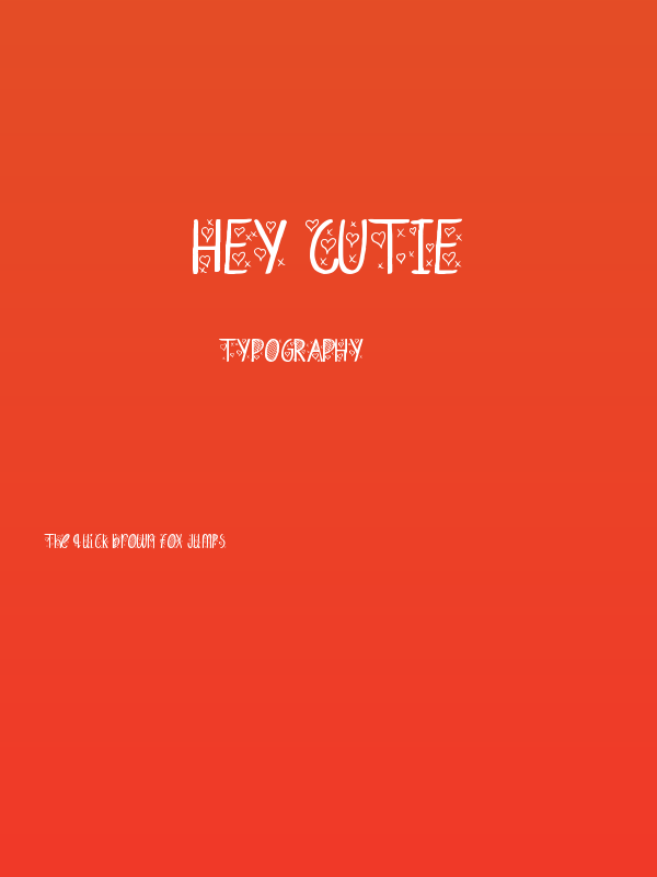Hey Cutie Poster