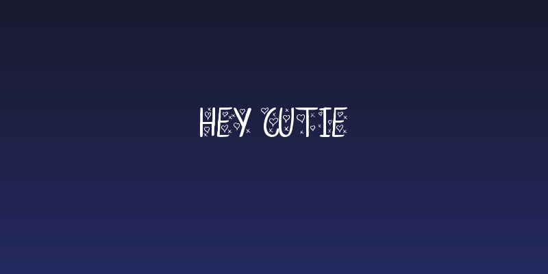 Hey Cutie Social Header