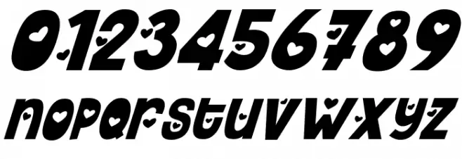 Hey Elsie Cute Font OTHER CHARS