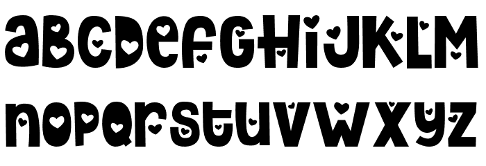 Hey Elsie Cute Font LOWERCASE