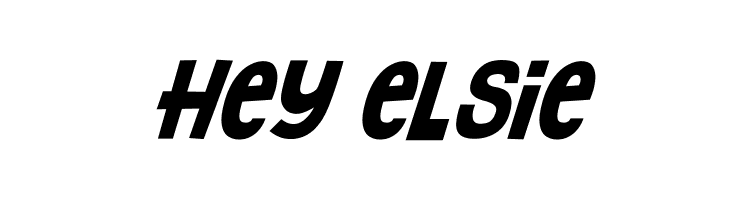 Hey Elsie  Free Fonts Download