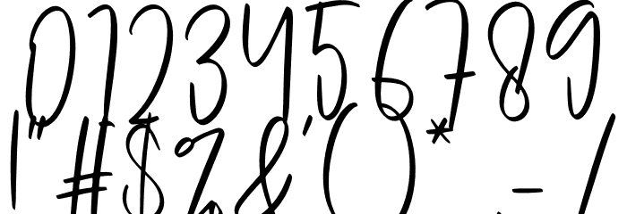 Hey Enchanting Font OTHER CHARS