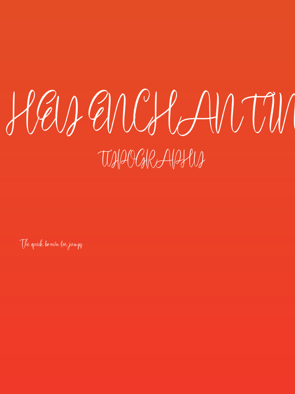 Hey Enchanting Poster