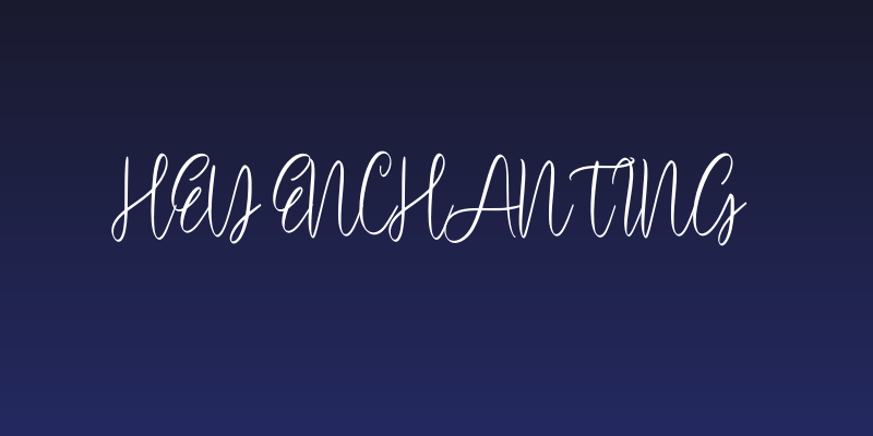 Hey Enchanting Social Header