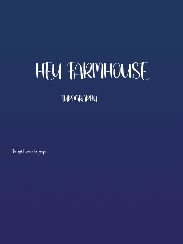 Hey Farmhouse Poster
