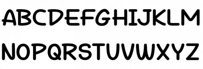 Hey Fun 字体 大写