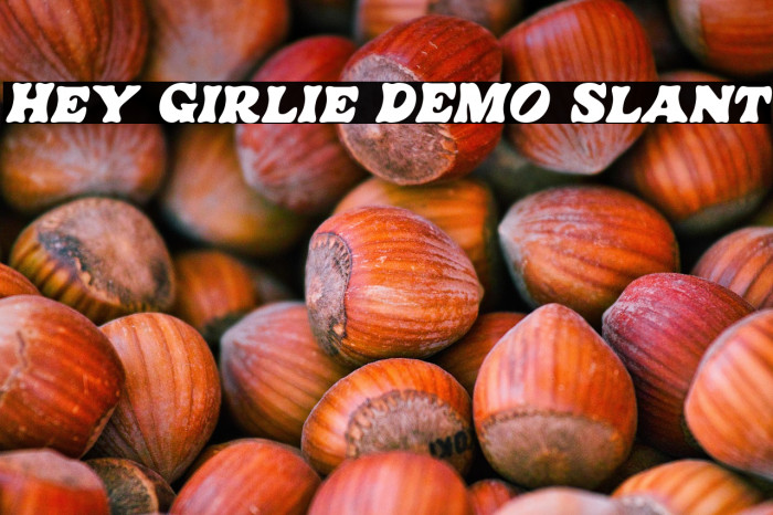 Hey Girlie DEMO Slant Example 1