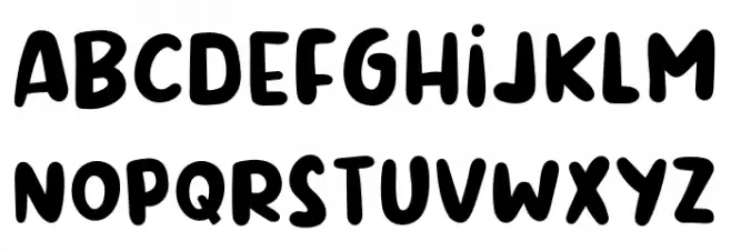 Hey Haters Schriftart Groß