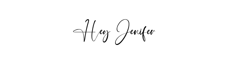 Hey Jenifer  لخطوط تنزيل