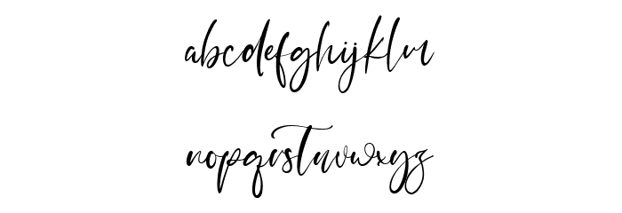 Hey Jenifer Font LOWERCASE