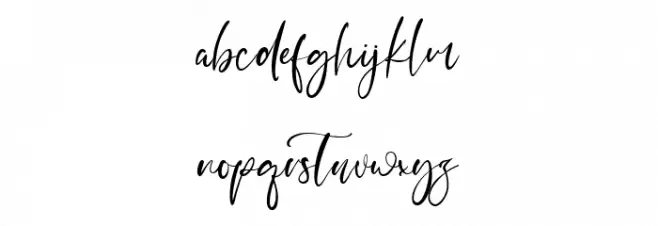 Hey Jenifer Font LOWERCASE