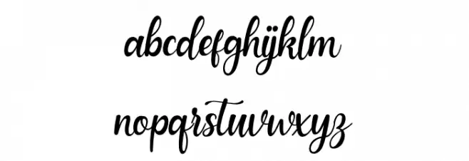 Hey Kans Font LOWERCASE
