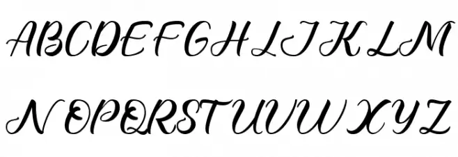 Hey Keysha Schriftart Groß