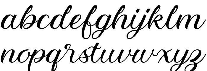 Hey Keysha Font LOWERCASE