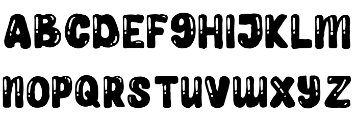 Hey Kidos! Font LOWERCASE