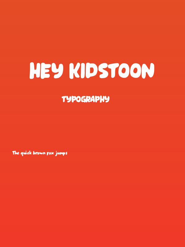 Hey Kidstoon Poster