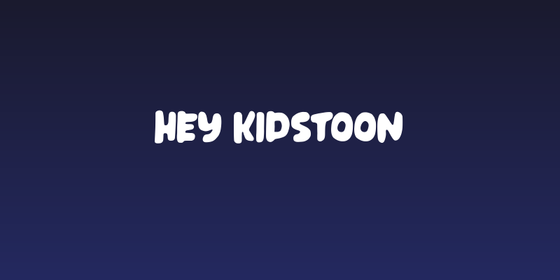 Hey Kidstoon Social Header