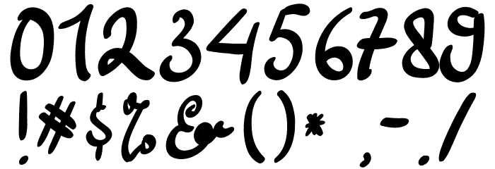 Hey Kinsey Font OTHER CHARS
