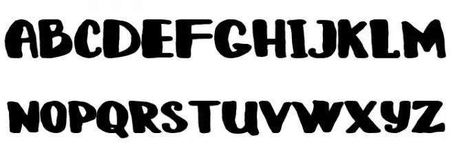 Hey Lola! Schriftart Groß