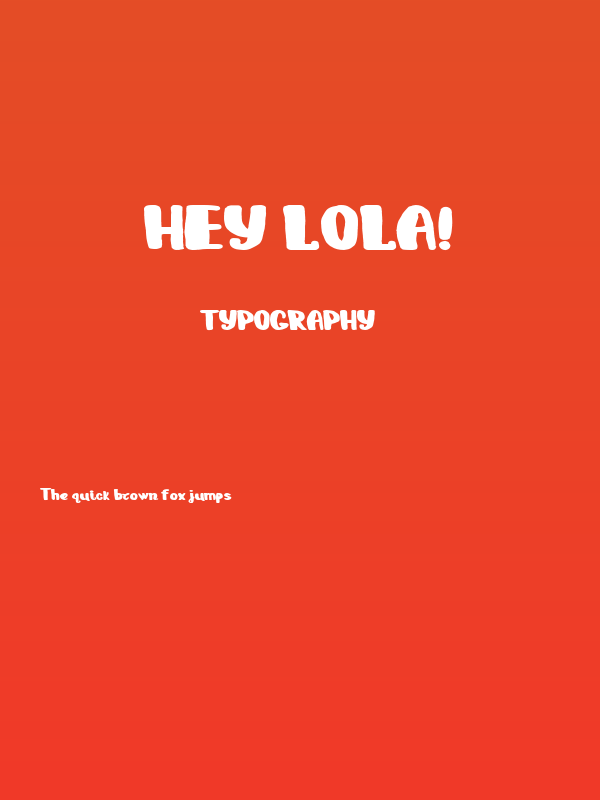 Hey Lola! Poster
