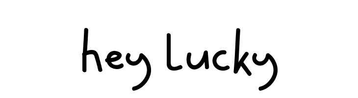 Hey Lucky फ़ॉन्ट